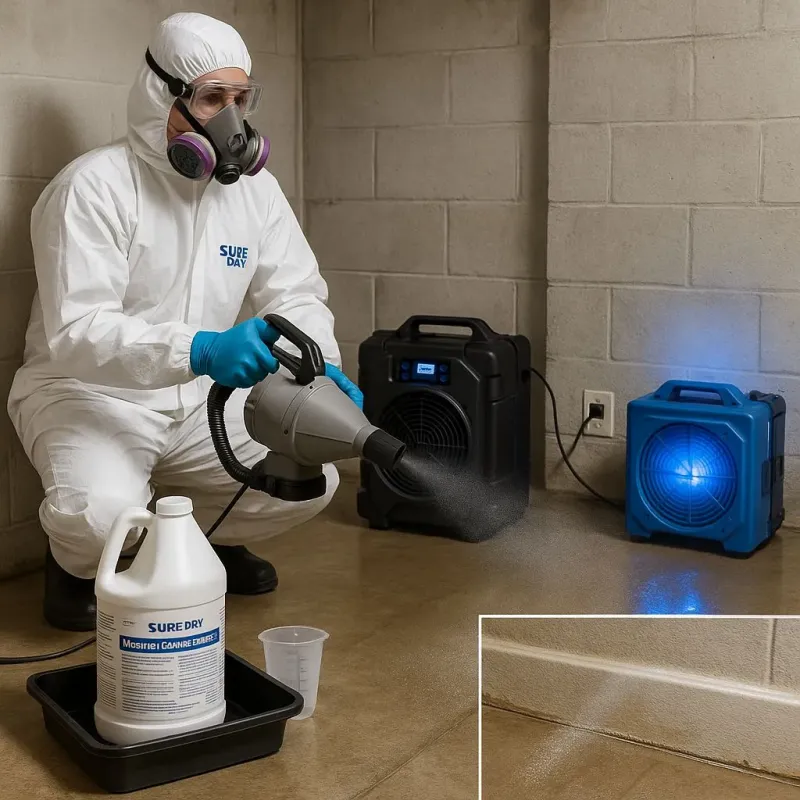 Sanitization and Odor Removal process in Howard, WI