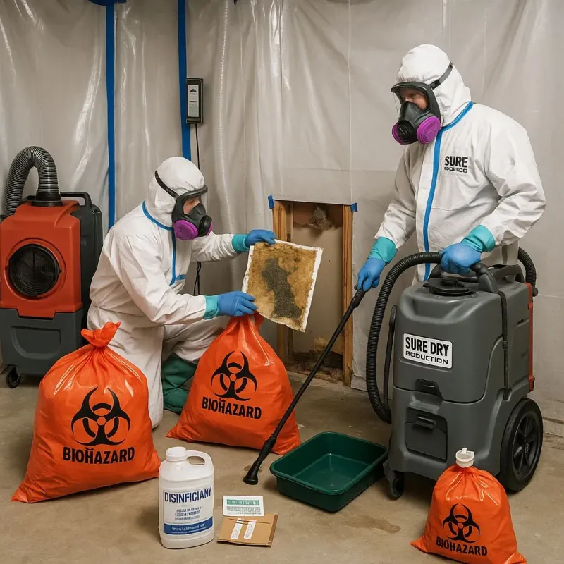 Contaminated Water Handling Protocols process in Howard, WI