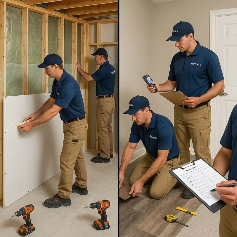 Repairs and Reconstruction process in Howard, WI